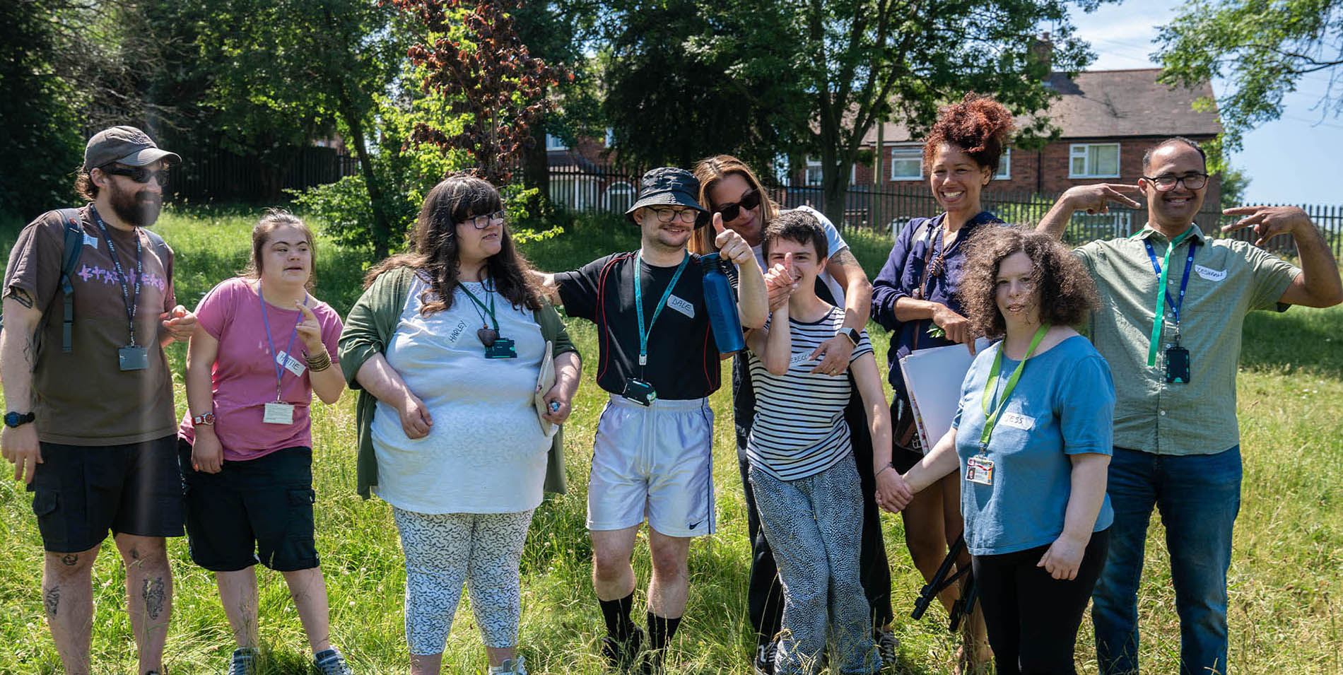 Impacd participants outside