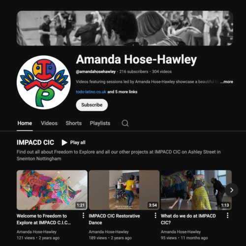 IMPACD YouTube playlists