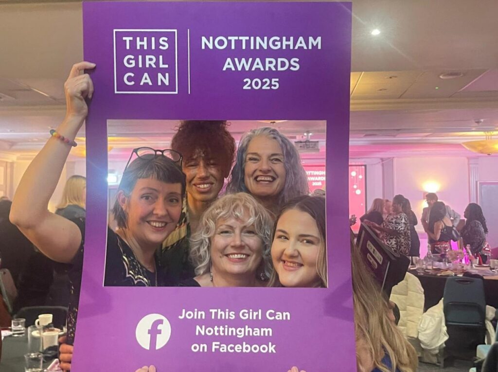 Five IMPACD team members at the Nottingham This Can 2025 award ceremony